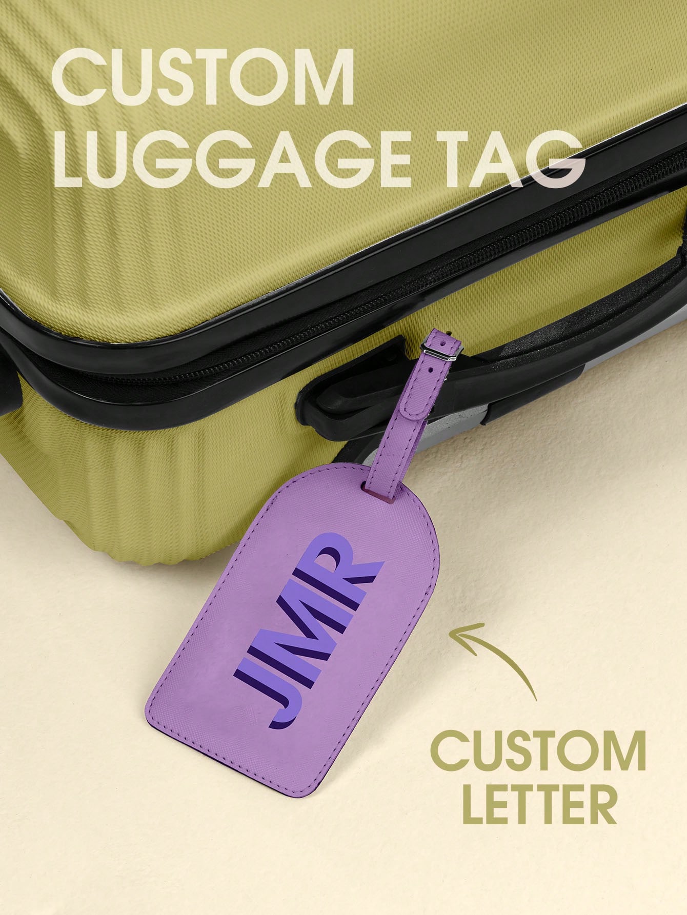 Personalized Initial Luggage T - огляд і ціна Leatherwork Letters