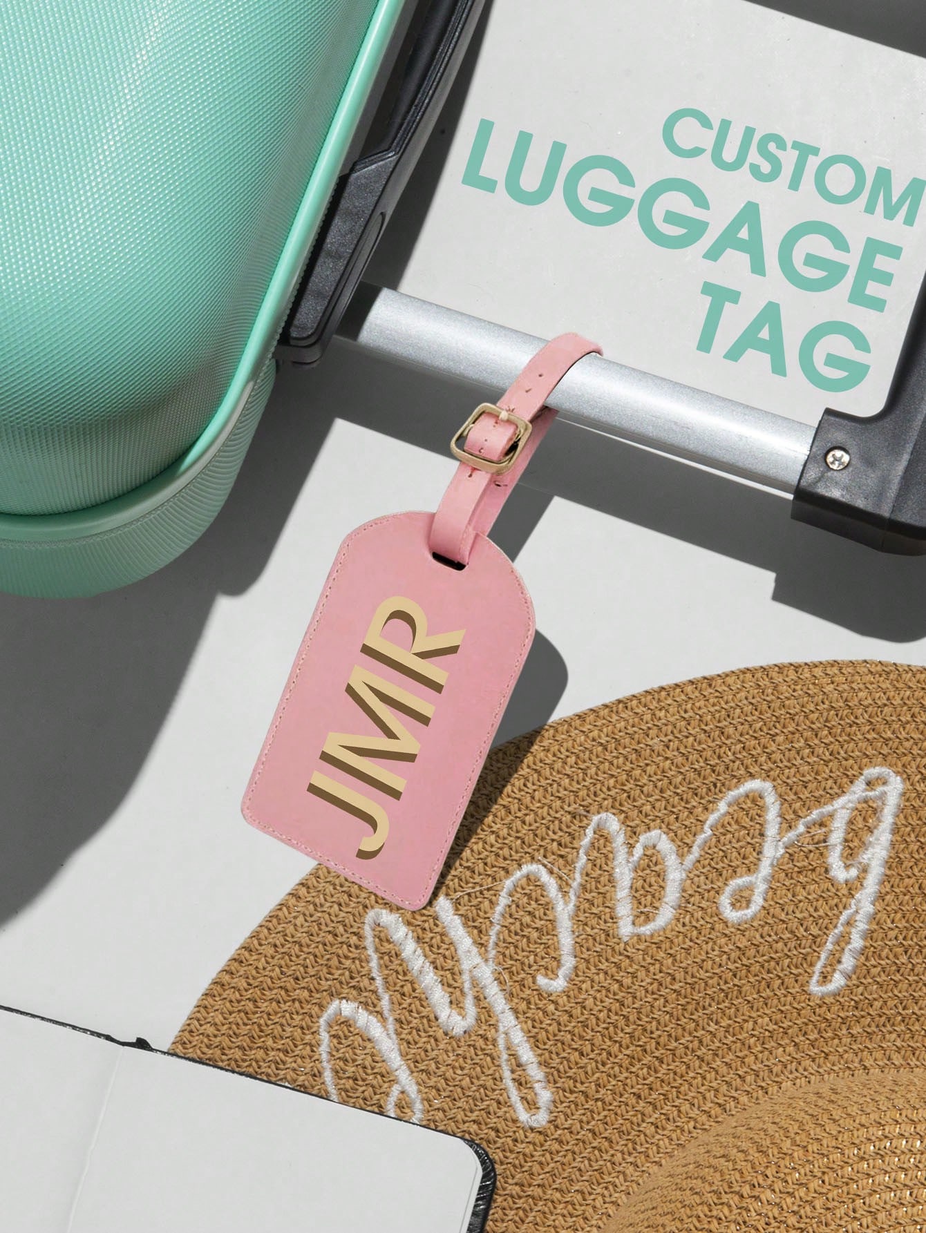 Personalized Initial Luggage T - огляд і ціна Leatherwork Letters