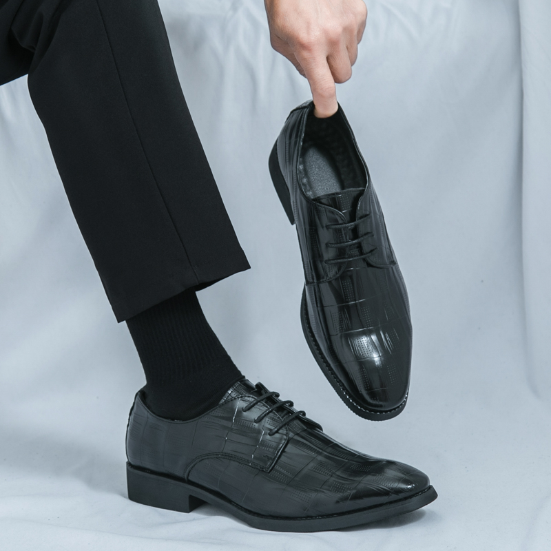 New Men's Leather Shoes High Q - огляд і ціна Leather Work Oxfords
