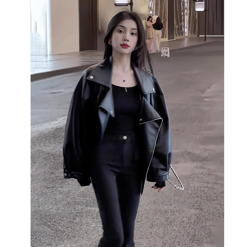 Coats Women Faux Leather Short - огляд і ціна Leather Work Jacket Women'S