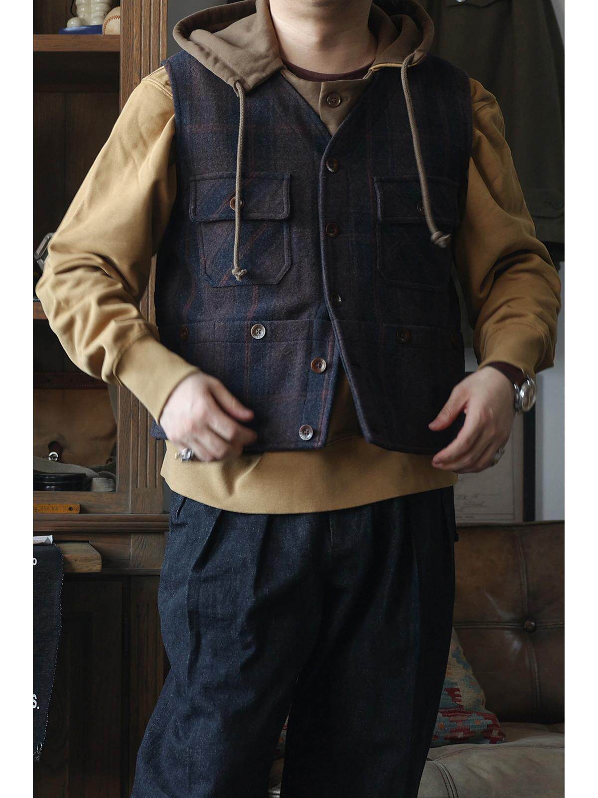 Secondorder FW24 6 Pockets Wor - огляд і ціна Leather Work Vest For Men