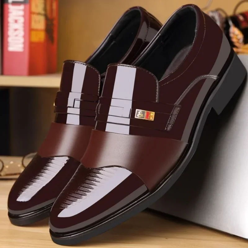 Leather Shoes for Men Wedding  - огляд і ціна Leather Work Oxfords