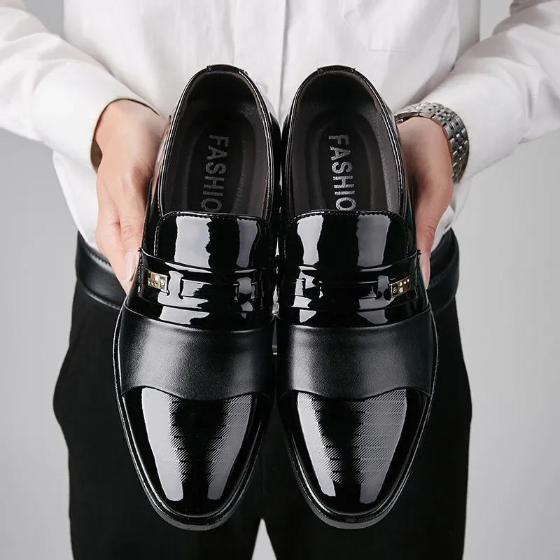 Leather Shoes for Men Wedding  - огляд і ціна Leather Work Oxfords