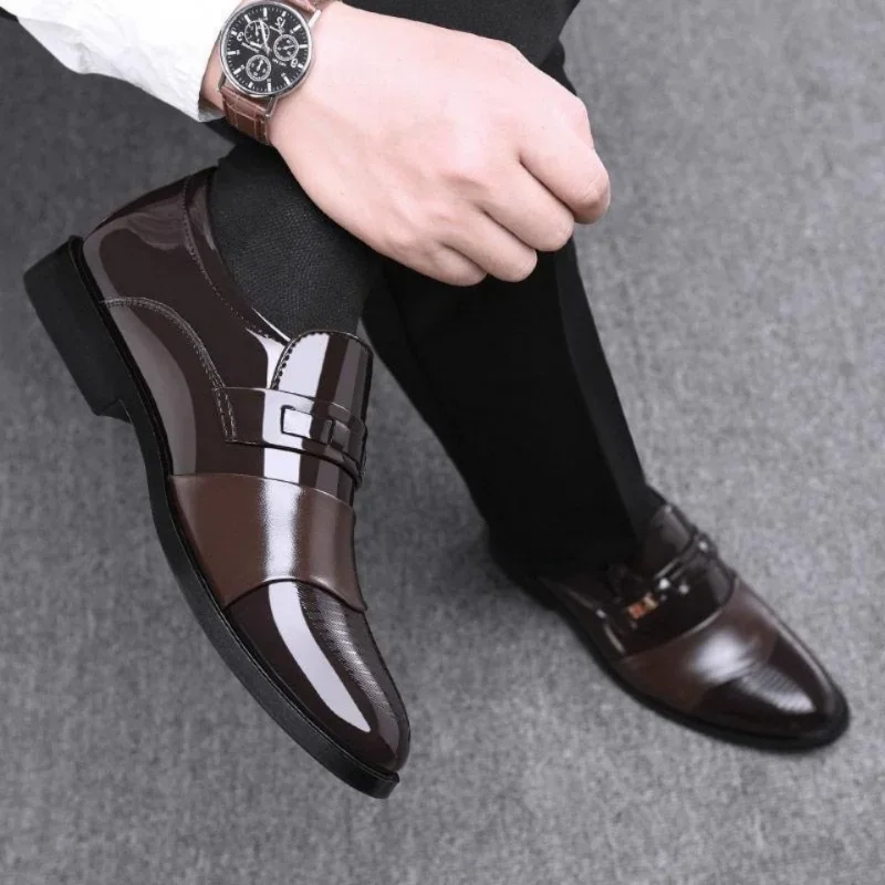 Leather Shoes for Men Wedding  - огляд і ціна Leather Work Oxfords