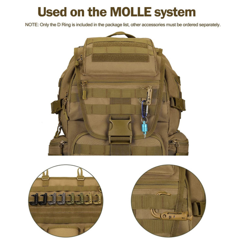 5PCS Grimloc Molle Carabiner D - огляд і ціна Snap Fastener Setter