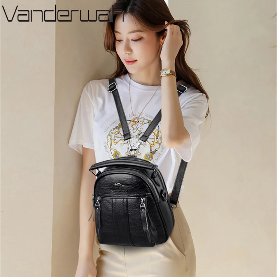 4 In 1 Leather Backpacks Multi - огляд і ціна Leatherwork Letters