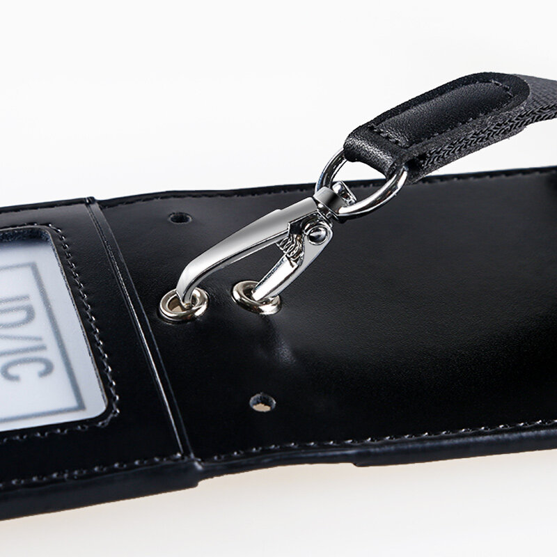 Genuine Leather ID Badge Holde - огляд і ціна Leatherworker Name
