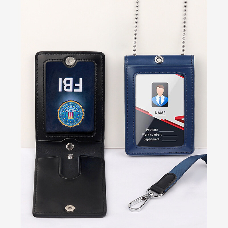 Genuine Leather ID Badge Holde - огляд і ціна Leatherworker Name