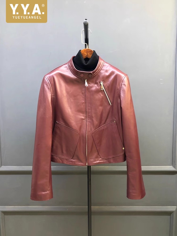 Females Spring Autumn New Styl - огляд і ціна Leather Work Jacket Women'S