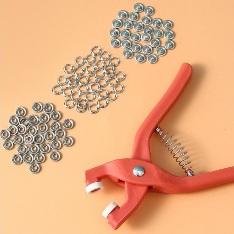 50 Sets 9.5MM Five Jaw Buckle  - огляд і ціна Snap Fastener Setter