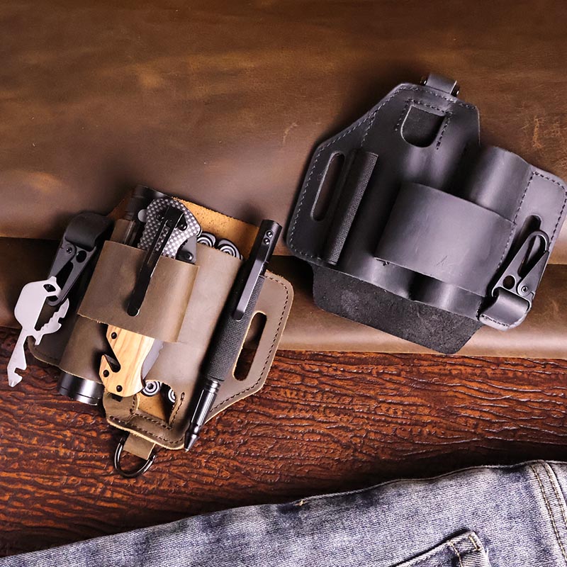 Genuine Leather Tactical Fanny - огляд і ціна Leatherwork Knife Sheath