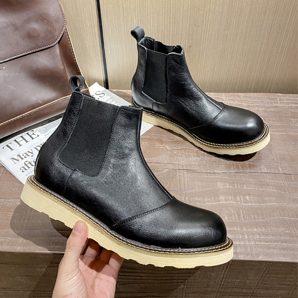 Retro Men's Genuine Leather Ch - огляд і ціна Leather Work Oxfords