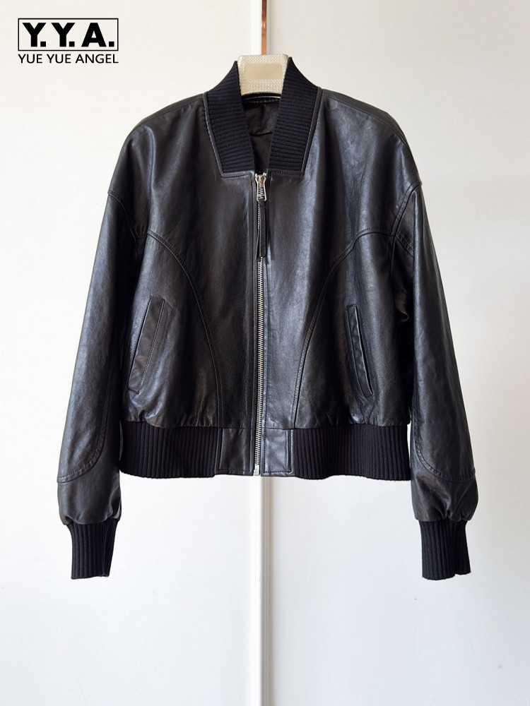 High Quality V Neck Work Femal - огляд і ціна Leather Work Jacket Women'S