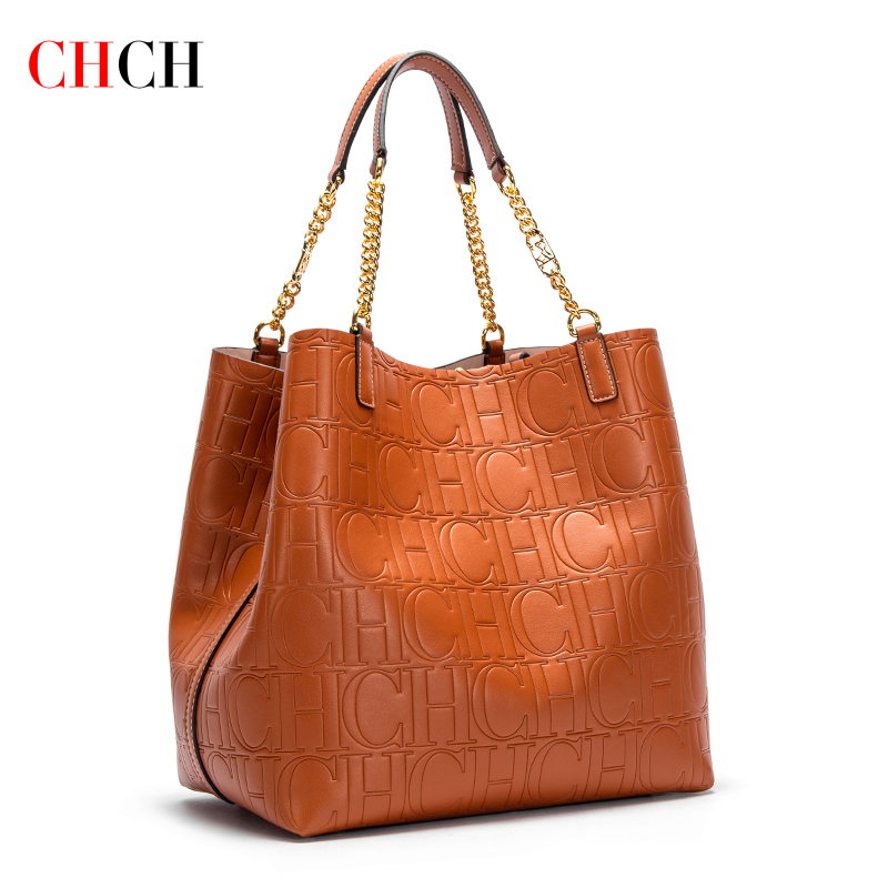 CHCH Women's Tote Bag 2024 New - огляд і ціна Leatherwork Letters