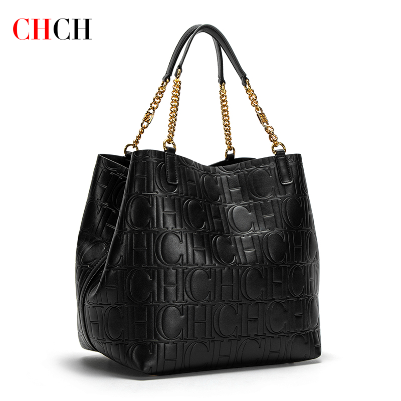 CHCH Women's Tote Bag 2024 New - огляд і ціна Leatherwork Letters