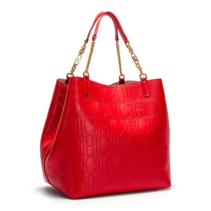 CHCH Women's Tote Bag 2024 New - огляд і ціна Leatherwork Letters