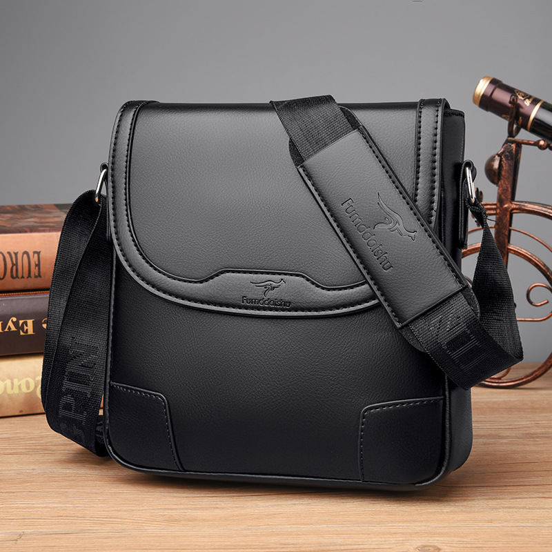 Luxury Brand Men Leather Shoul - огляд і ціна Leatherwork Letters
