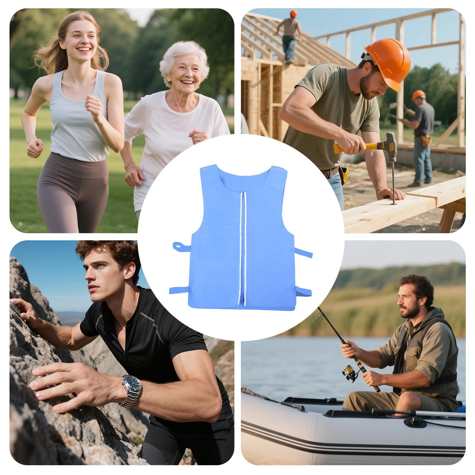 Cooling Vest Reusable Long-Las - огляд і ціна Leather Work Vest For Men