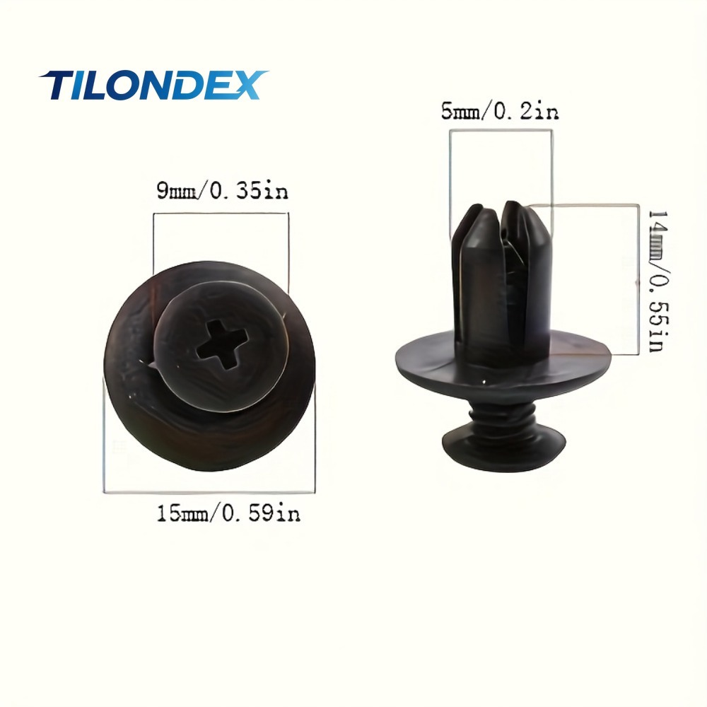 TILONDEX 100pcs Automotive Fas - огляд і ціна Snap Fastener Setter