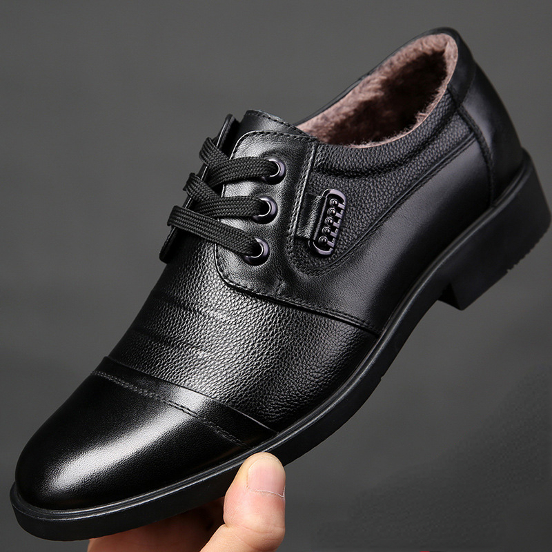 Winter Men Genuine Leather For - огляд і ціна Leather Work Oxfords