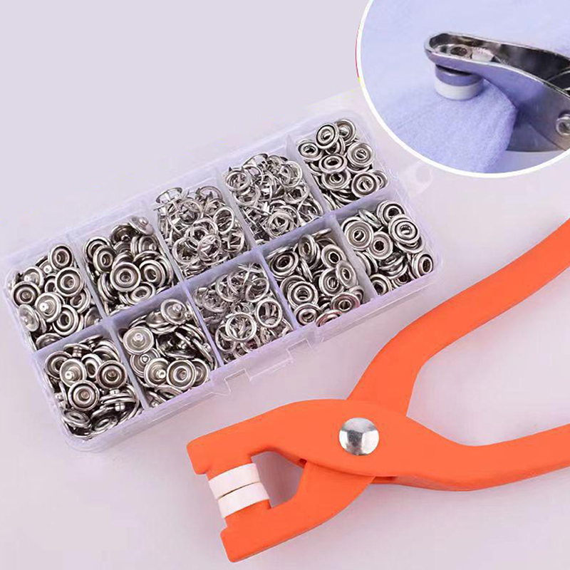 50PCS Plier Tool Metal Sewing  - огляд і ціна Snap Fastener Setter